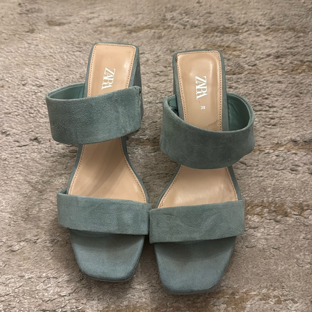 Zara Suede Heels